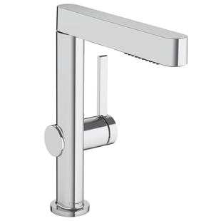 Смеситель для умывальника Hansgrohe Finoris 76063000 со сливным гарнитуром, хром 76063000 фото