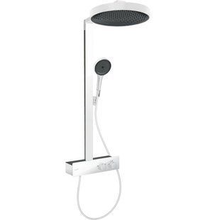 Душевая система Hansgrohe Rainfinity Showerpipe 360 1jet с термостатом ShowerTablet 350, Matt White (26853700) 26853700 фото