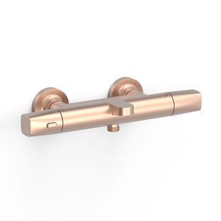 Termostat de baie Tres OVER-WALL 19017404OPM aur roz mat 24K 19017404OPM foto