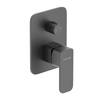 Смеситель скрытого монтажа IMPRESE BILOVEC f04600910SQ (2 функции, Q), черный матовый f04600910SQ фото