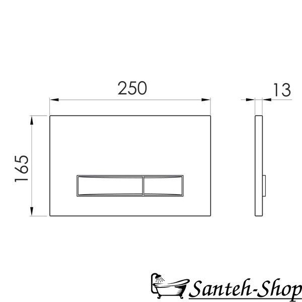 Buton de scurgere IMPRESE i-FRAME i7114PC plastic cromat i7114PC foto