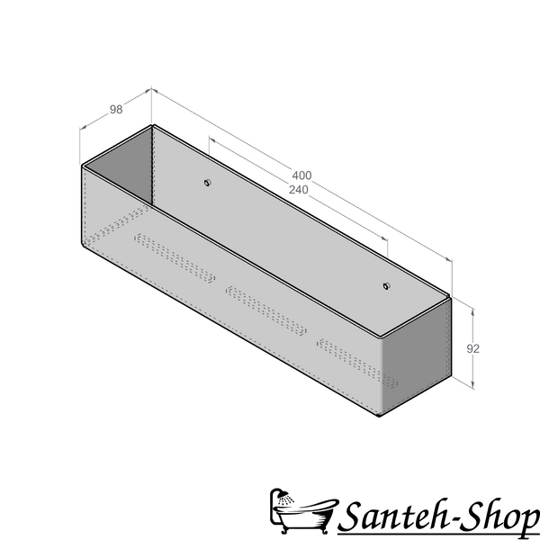 Полка-органайзер для ванной комнаты DASKE BASKET SH/BT-0584G SH/BT-0584G фото