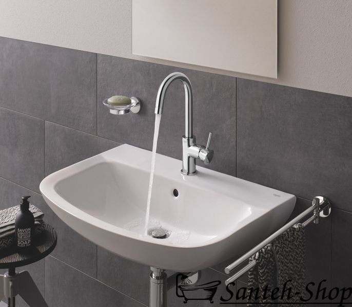 Grohe Bau Ceramic 60 lavoar montat pe perete, alb (39421000) 39421000 foto