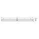 Lamă de perete Hansgrohe WallStoris Planet Edition 70,0 x 3 x 1,2 cm, Nisip (28911210) 28911210 foto 2