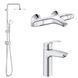 Set baterii de baie GROHE EUROSMART NEW UA34102TS0 cu termostat UA34102TS0 foto 1