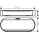 Полочка Hansgrohe WallStoris 25,0 x 10,0 x 3,9 см, Matt White (27913700) 27913700 фото 2