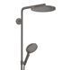 Душевая система Hansgrohe Raindance S 240 1jet PowderRain EcoSmart+ 28823340 c термостатом, черный матовый хром 28823340 фото 7