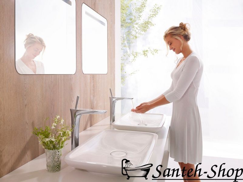 Смеситель для умывальника Hansgrohe PuraVida высокий, хром (15072000) 15072000 фото