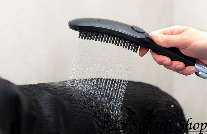 Duș de m&acirc;nă Hansgrohe 26640670 DogShower 150 3jet negru mat 26640670 foto