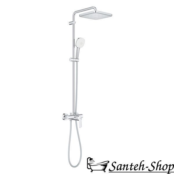 Душевая система GROHE Tempesta 26692001 System 250 Cube со смесителем для душа хром 26692001 фото