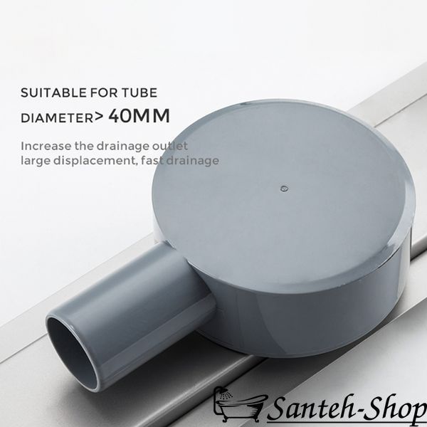 Rigola de duș Gappo G85007-4 cu obturator uscat și umed, satinat G85007-4 foto