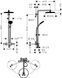 Sistem de duș Hansgrohe Raindance Alive S Puro 300 cu 1 jet 24592340, cu termostat Ecostat Element, crom mat negru 24592340 foto 2