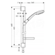 Set dus Hansgrohe 27775000 Croma 100 Multi Unica C crom 27775000 foto 2