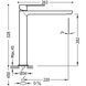 Tres LOFT Baterie lavoar XL Negru-crom 20020305NE foto 2