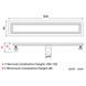 Rigola de duș Gappo G85007-4 cu obturator uscat și umed, satinat G85007-4 foto 2