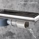 Rigola de duș Gappo G85007-4 cu obturator uscat și umed, satinat G85007-4 foto 8
