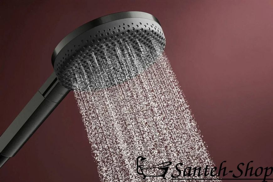Sistem de duș Hansgrohe Raindance Alive S Puro 300 cu 1 jet 24592340, cu termostat Ecostat Element, crom mat negru 24592340 foto