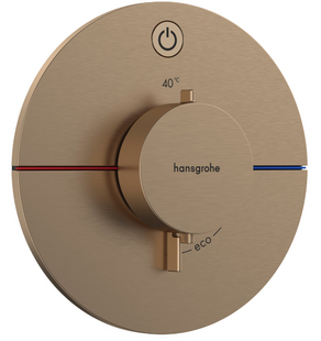 Термостат скрытого монтажа Hansgrohe ShowerSelect Comfort S на 1 функцию, Brushed Bronze (15553140) 15553140 фото