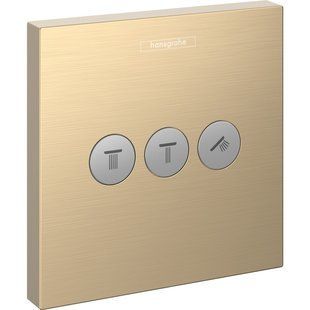Переключатель Hansgrohe ShowerSelect на 3 клавиши, Brushed Bronze (15764140) 15764140 фото