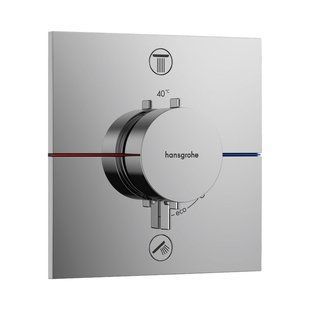 Термостат скрытого монтажа Hansgrohe ShowerSelect Comfort E на 2 функции, Chrome (15572000) 15572000 фото
