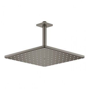 Верхний душ Grohe Rainshower 26564AL0 Mono Cube с кронштейном Brushed Hard Graphite 31x31 см 26566AL0 фото