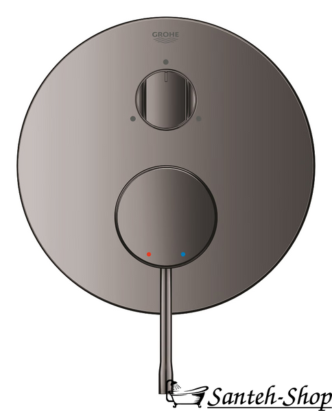 Смеситель GROHE Essence 24169A01 однорычажный скрытого монтажа брашированный графит 24169A01 фото