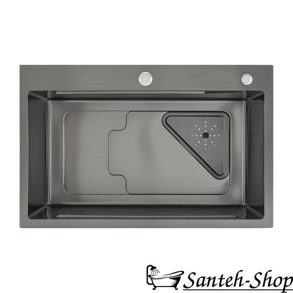 Chiuveta de bucatarie cu strecuratoare din inox Gappo GS7246-6 GS7246-6 foto