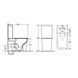 WC pe podea Imprese Naron i11618 alb 62*36,5*82cm i11618 foto 2