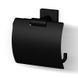 Suport hartie igienica IMPRESE BILOVEC 142255B cu capac negru 142255B foto 1