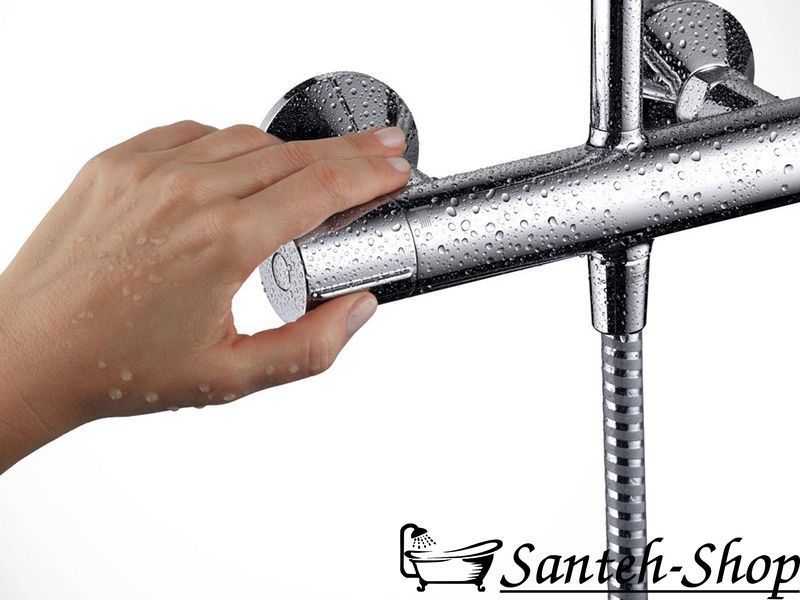 Sistem de dus Hansgrohe Vernis 26286000 Shape Showerpipe 230 1jet 26286000 foto