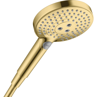 Ручной душ Hansgrohe Raindance Select S 120 3jet EcoSmart 9L, Polished Gold Optic (26531990) 26531990 фото