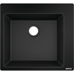 Кухонная мойка Hansgrohe S451 S510-F450 560х510, Graphiteblack (43312170) 43312170 фото