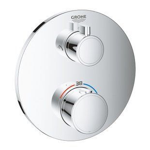 Внешняя часть термостата для душа GROHE Grohtherm 24076000 24076000 фото
