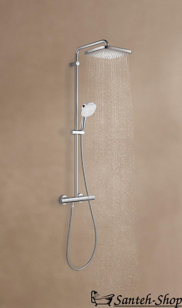 Душевая система Grohe Tempesta 26689001 System 250 Cube с термостатом для настенного монтажа 26689001 фото