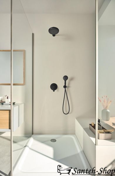 Duș de m&acirc;nă Grohe Tempesta 110, 2 spray-uri, negru mat (264062433) 264062433 foto