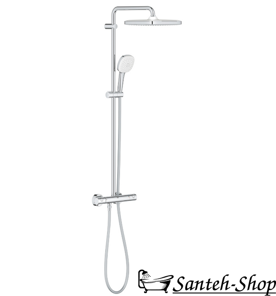 Душевая система Grohe Tempesta 26689001 System 250 Cube с термостатом для настенного монтажа 26689001 фото