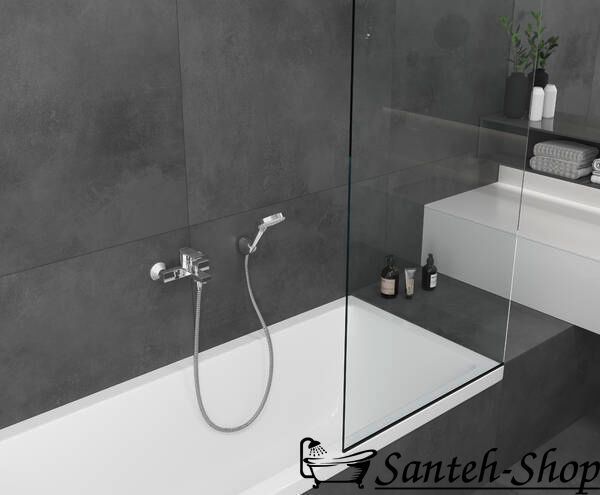 Смеситель для ванны Hansgrohe Vernis Shape 71450000 однорычажный хром 71450000 фото