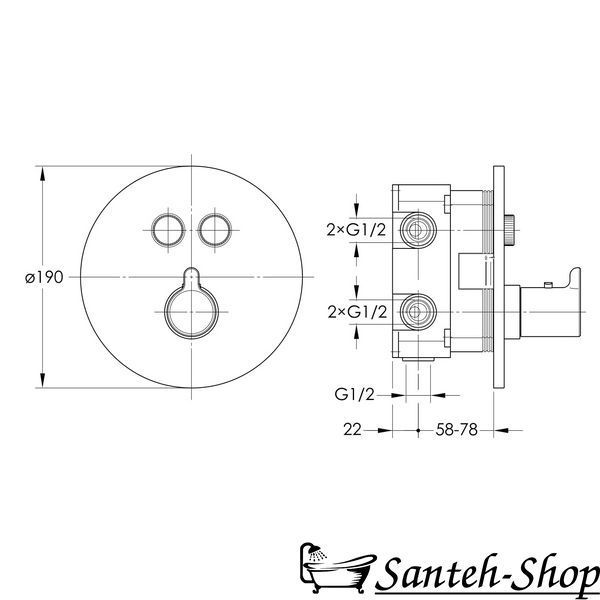 Mixer ascuns IMPRESE SMART CLICK ZMK101901237 ZMK101901237 foto