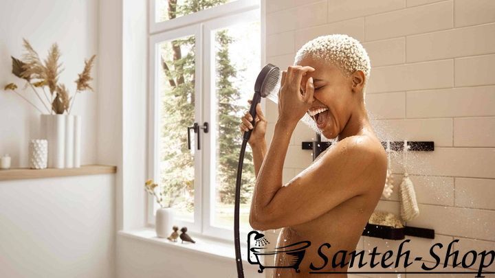 Комплект аксессуаров Hansgrohe Activation EcoSmart с термостатом 7в1, Matt Black (24250670) 24250670 фото