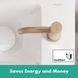 Baterie lavoar Hansgrohe Tecturis S 110 CoolStart fără scurgere, Bronz periat (73312140) 73312140 foto 5