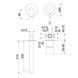 ​​​​​​​Baterie lavoar FIORE XENON 44CR7547 crom 44CR7547 foto 2