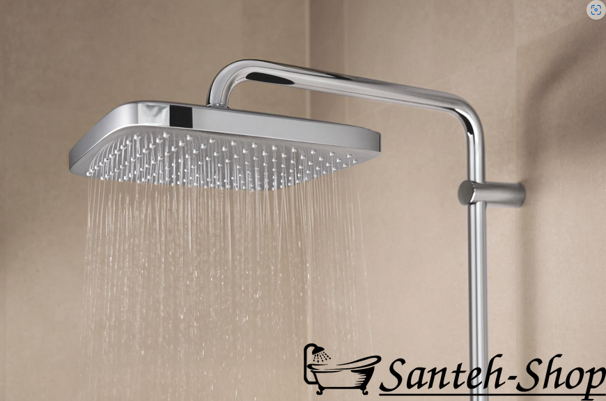 Душевая система Grohe Tempesta 26689001 System 250 Cube с термостатом для настенного монтажа 26689001 фото