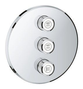 Комплект верхней монтажной части для вентиля на три выхода Grohe Grohtherm SmartControl (29122000) 29122000 фото