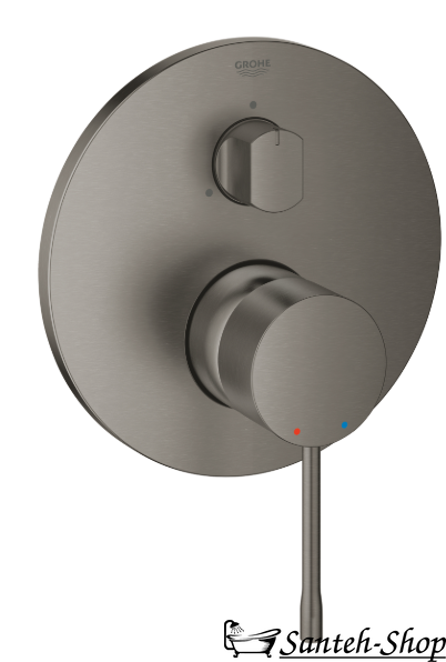 Термостат GROHE Essence 24169A01 скрытого монтажа на 3 потребителя, темный графит глянец 24169AL1 фото