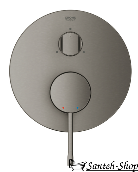 Термостат GROHE Essence 24169A01 скрытого монтажа на 3 потребителя, темный графит глянец 24169AL1 фото