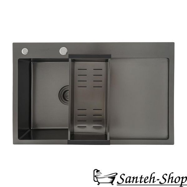 Chiuveta de bucatarie cu strecuratoare din inox Gappo GS7850-6L GS7850-6L foto