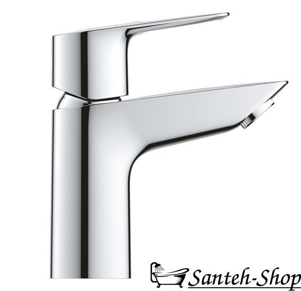 Grohe BauLoop Nou baterie de lavoar monocomandă cu buton de gunoi, crom (23878001) 23878001 foto
