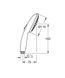 Duș de m&acirc;nă Grohe New Tempesta 110, 2 spray-uri, crom (26161003) 26161003 foto 6