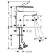 Hansgrohe Vernis Blend 71558670 baterie lavoar cu garnitură, negru mat 71558670 foto 2
