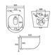 Kit de instalare WC IMPRESE i-FRAME + WC suspendat VOLLE TOLEDO i1210+i7116PW+1347.001000 i1210+i7116PW+1347.001000 foto 9